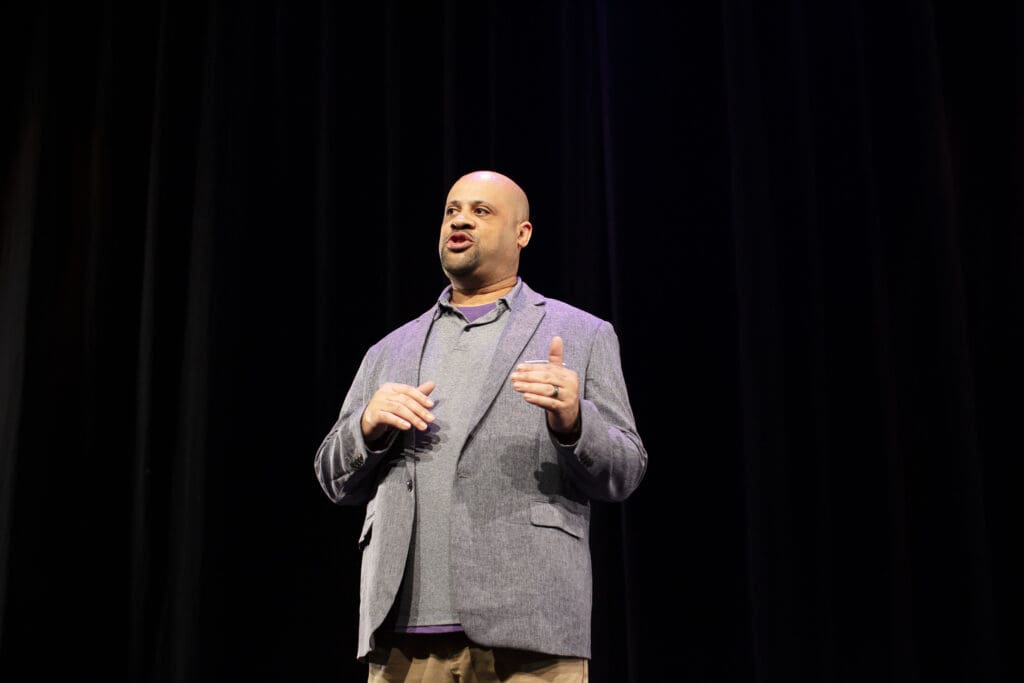 Mike Roberts speaking